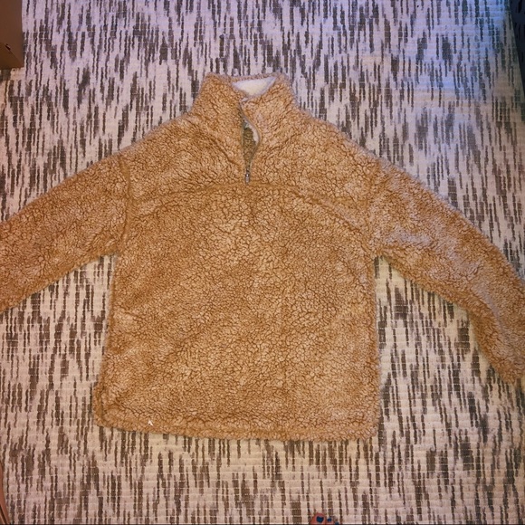 Fuzzy Brown Jacket - Picture 1 of 1